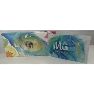 Mia Del Mar Eyeshadow Palette 12 rich hues w/duel ended brush free eye mask